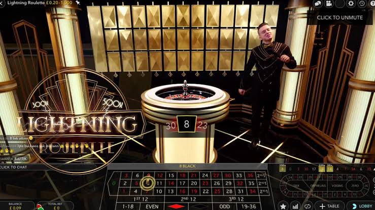 XXXtreme Lightning Roulette interface