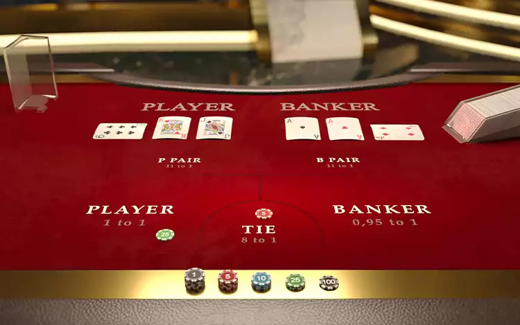 Speed Baccarat interface
